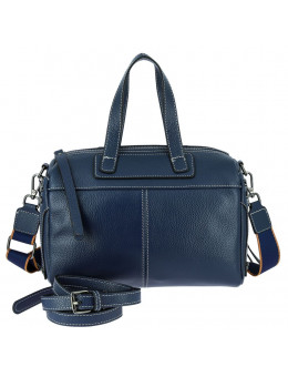 Женская кожаная сумка 8708 D BLUE